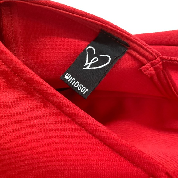 Windsor Open Back Formal Red Dress Size S - Picture 6 of 6